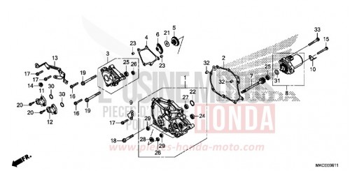 SHIFTING COVER (DCT) GL1800DAK de 2019